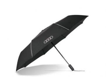 Paraguas de bolsillo Audi, negro/plata