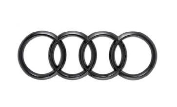 Aros de Audi parte trasera color negro