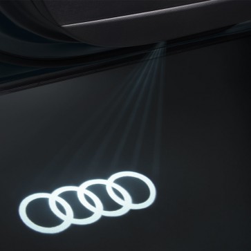 LED de acceso con anillos de Audi para vehículos con luces de acceso halógenas