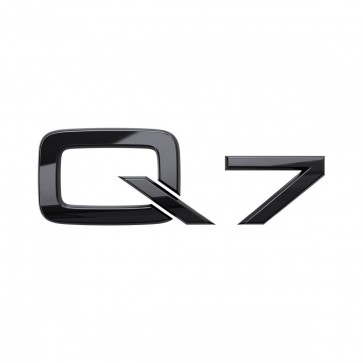 Denominación de modelo Q7 en negro