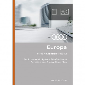 Función de navegación y datos de navegación Versión para Europa 2018 (MIB-S)