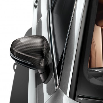 Carcasa del retrovisor exterior en carbono, para vehículos sin Audi side assist