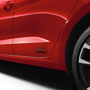 Láminas decorativas con los aros de Audi