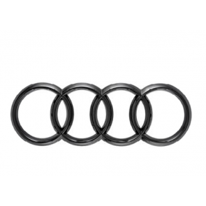 Aros de Audi en negro, frontales