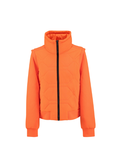 Chaqueta Audi híbrida, naranja, mujer
