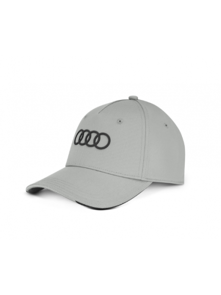 Gorra Audi gris logo negro