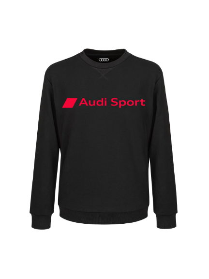 Sudadera Audi Sport, negra, hombre