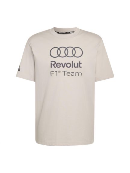Camiseta gráfica Audi F1, blanca, hombre