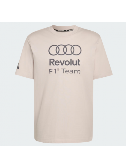 Camiseta gráfica Audi F1, blanca, hombre