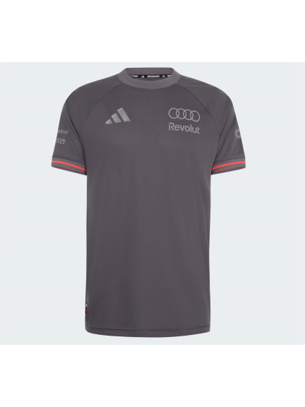 Camiseta auténtica piloto Audi F1, gris, hombre