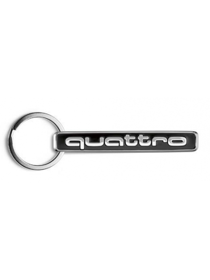 Llavero quattro negro/plata