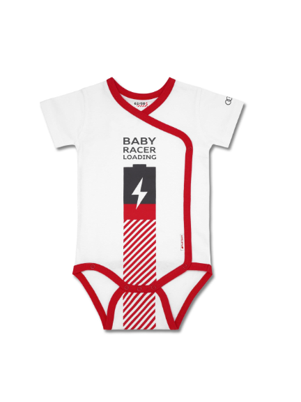 Body bebé Audi Sport con diseño de carreras