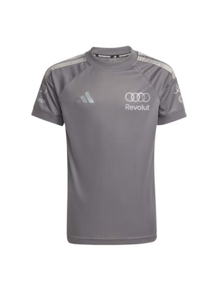 Camiseta réplica piloto Audi F1, gris, niño