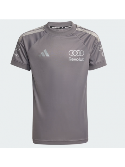 Camiseta réplica piloto Audi F1, gris, niño