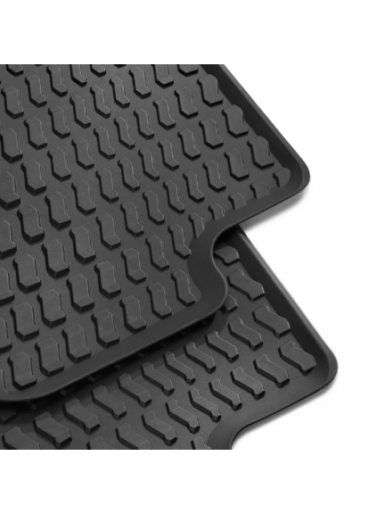 Alfombrilla para todo tipo de clima básica para la 3ª fila de asientos, negro