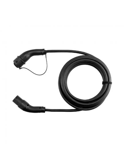 Cable de carga para estación de carga pública tipo 2, modo 3, trifásico, 32 A, 22 kW