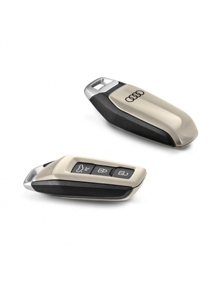 Carcasa para llave beige siam con aros Audi