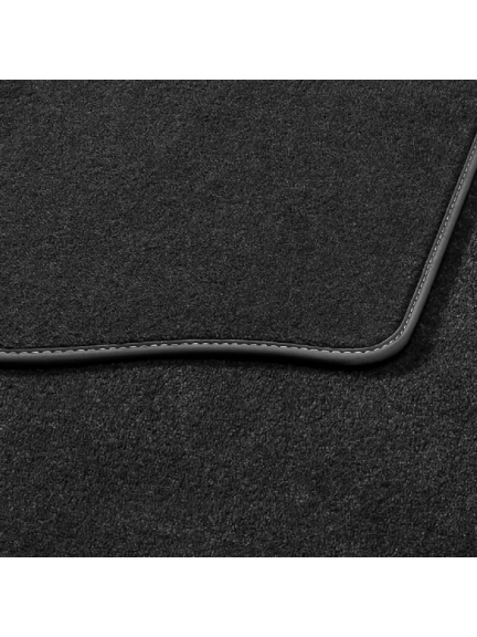 Alfombrillas textiles Premium<br/>para la parte delantera, negro/gris acero