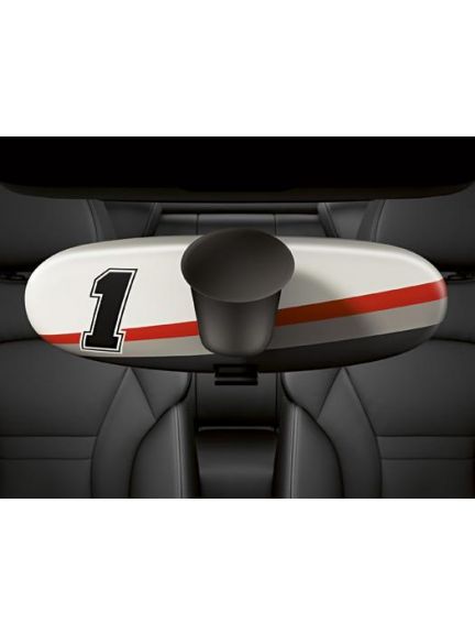 Embellecedor o carcasa decorativa para el espejo retrovisor interior