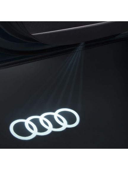 LED de acceso con anillos de Audi