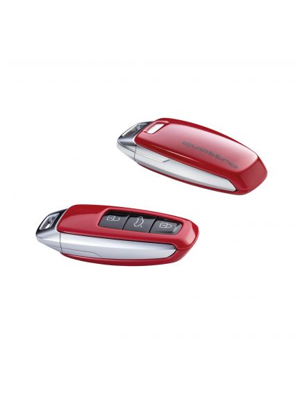 Carcasa para llave en rojo metalizado