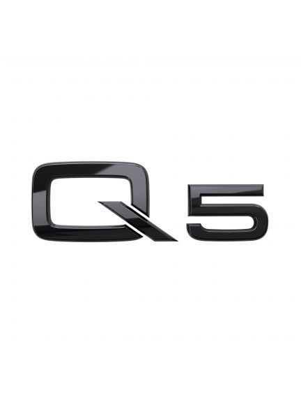 Denominación de modelo Q5 en negro