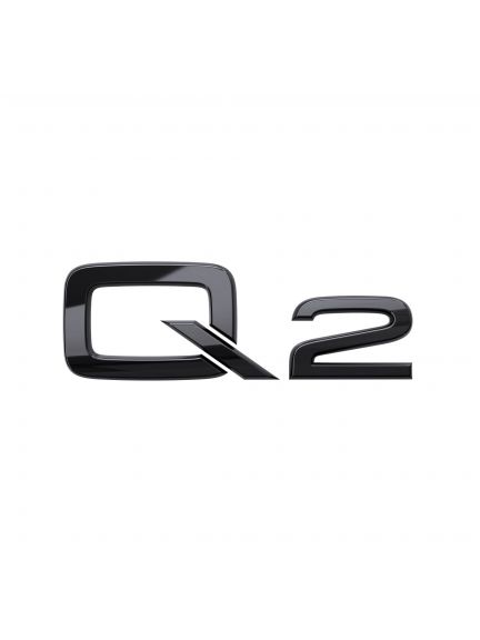 Denominación de modelo Q2 en negro