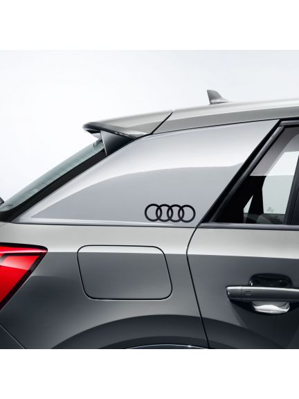 Láminas decorativas con los aros de Audi