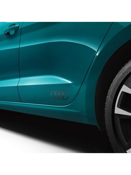 Láminas decorativas con los aros de Audi
