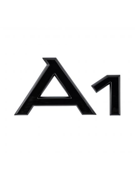 Denominación de modelo A1 en negro