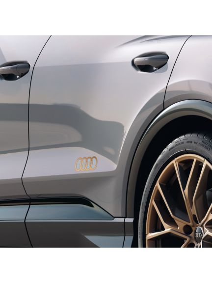 Láminas decorativas con los aros de Audi