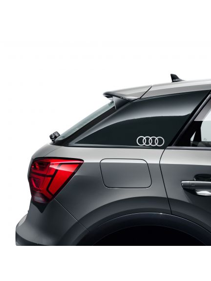 Láminas decorativas con los aros de Audi
