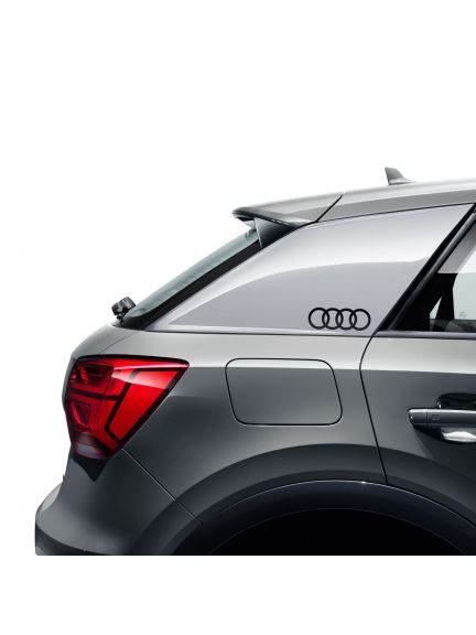 Láminas decorativas con los aros de Audi