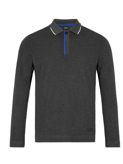 Audi Polo de manga larga, hombre